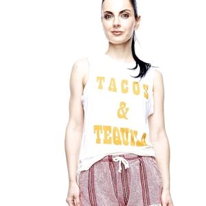 TACOS TEQUILA LADIES PLEASE TEE NWT